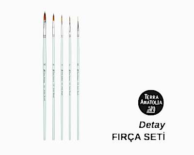 Terra Anatolia - Detay Fırça Seti (5'li) - Terra Anatolia