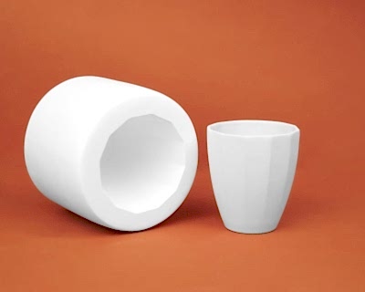  - Geometrik Ağızlı Bardak Döküm Kalıbı 