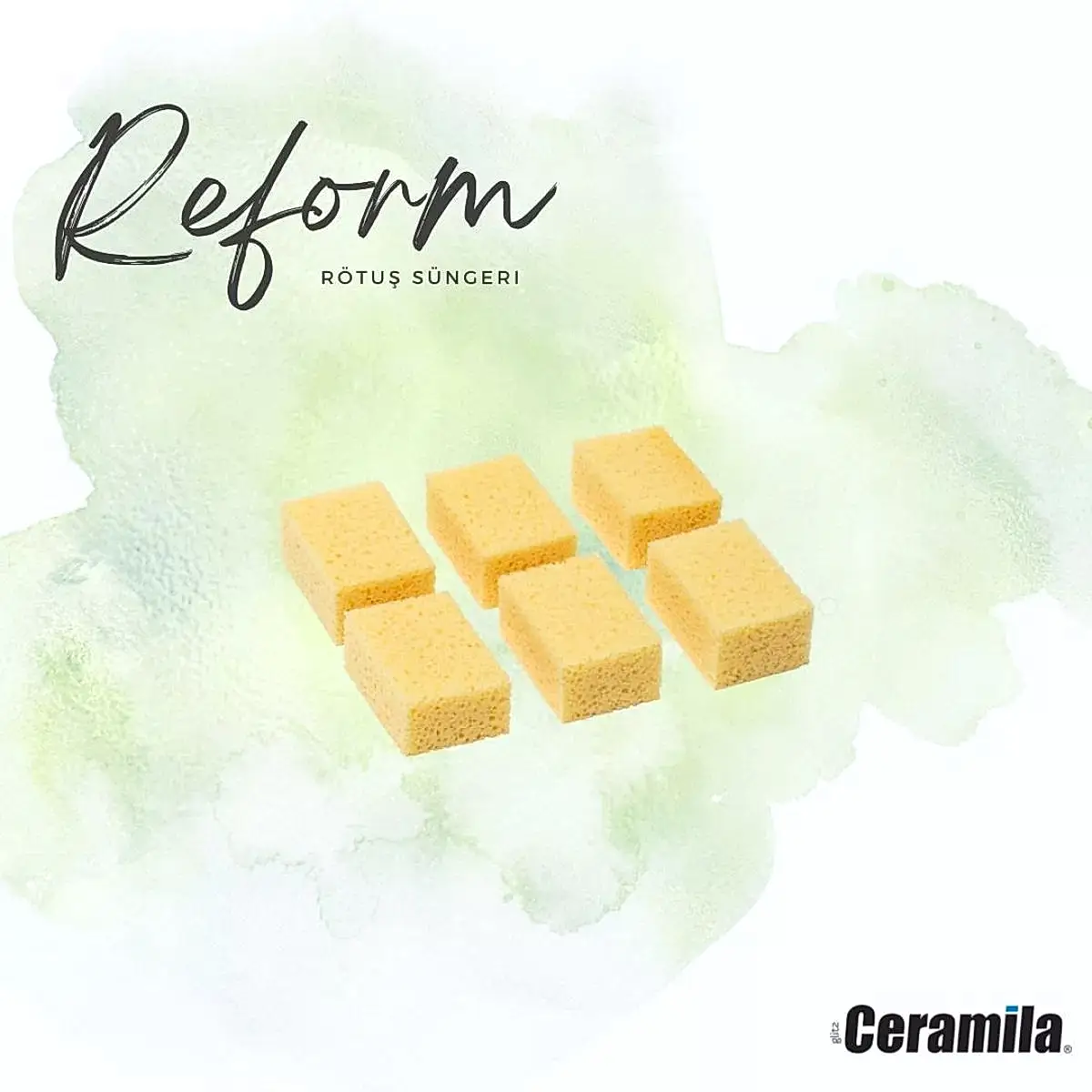 Ceramila - Reform Mini 3065 Rötuş Süngeri 6’lı Paket