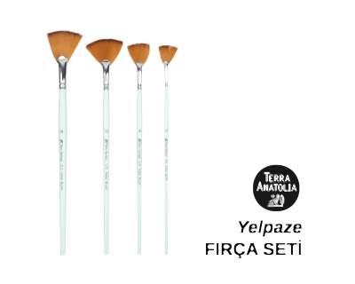 Terra Anatolia - Yelpaze Fırça Seti (4'lü) - Terra Anatolia