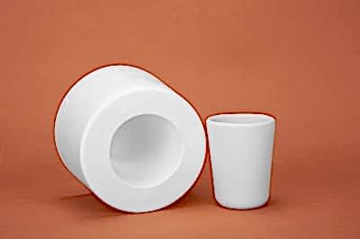  - Yuvarlak Tabanlı Konik Bardak Döküm Kalıbı 6x7,5 cm